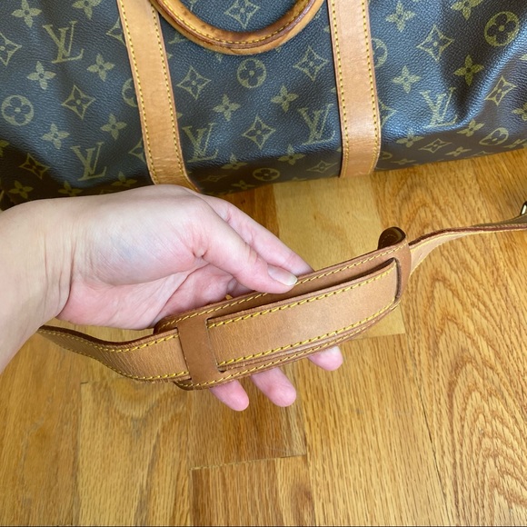 Vintage Louis Vuitton LV Boston Keepall Bandouliere 50 Monogram Duffle VI1921 - Picture 4 of 15